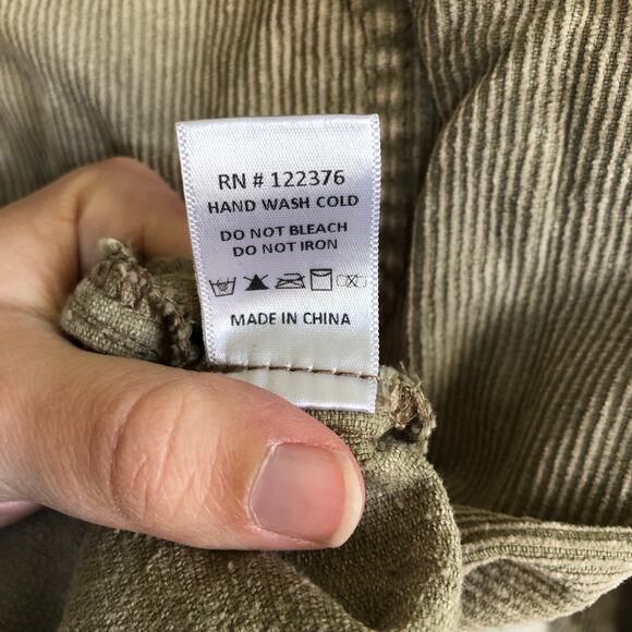 Mustard Seed Corduroy Button Up Shirt Jacket Shacket Small Cotton Pockets Boho - Picture 7 of 10